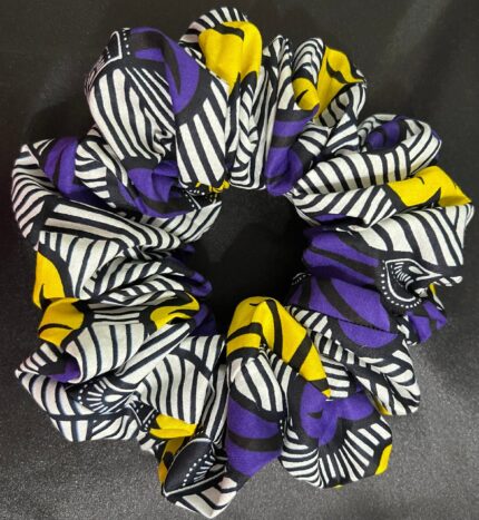 XI African Print Scrunchie 100% Cotton