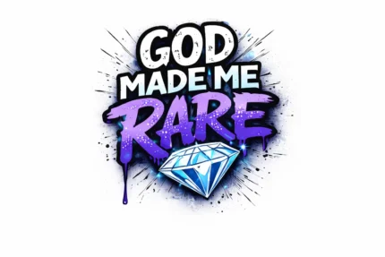 God Made Me Real — Diamond Edition (Purple & White)