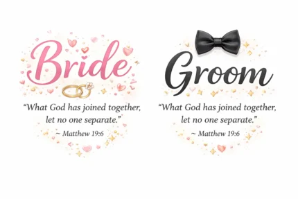 What God Has Joined Together” Wedding Faith Design