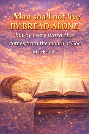 Man Shall Not Live by Bread Alone — Matthew 4:4